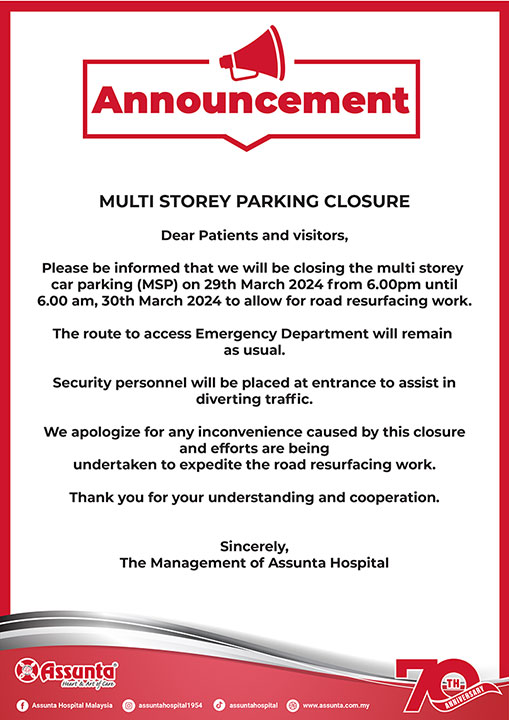 Multi Storey Parking Closure