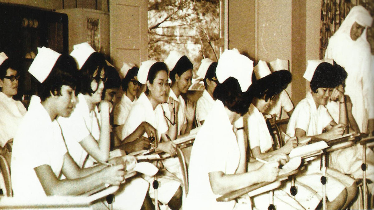 Assunta School of Nursing, First Batch in 1961