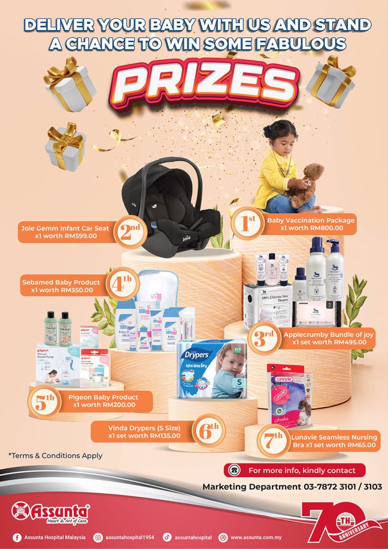 SPECIAL MATERNITY LUCKY DRAW PRIZES